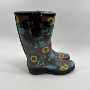 Via Rosa Women's Gardening Rain Boots Size 8 New Condition Waterproof